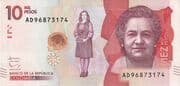 10 000 Pesos 10 000 COP = JPY 416
