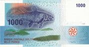 1000 Francs 1000 KMF = JPY 372