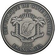 1000 Francs CFA 1000 XOF = JPY 279