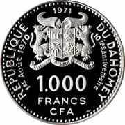 1000 Francs (Independence) - Dahomey (1960-1975)