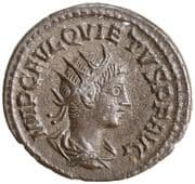 Antoninianus - Quietus (SOLI INVICTO; Antioch) - Usurpations of Eastern provinces