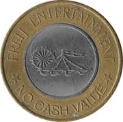 Amusement Token - Freij Entertainment (smaller inner circle, bimetallic) - United Arab Emirates