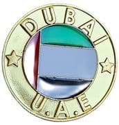Dubai - Colored flag - United Arab Emirates