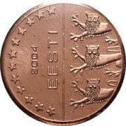 5 Euro Cents 0.05 EUR = JPY 9.21