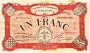 1 Franc - Chambre de Commerce d'Eure et Loir (28) - Department of Eure-et-Loir