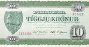 10 Krónur 10 DKK = JPY 245