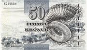 50 Krónur 50 DKK = JPY 1224