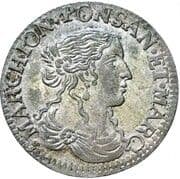 1 luigino - Maria Maddalena (Imitation de Dombes) Ponzanello - Marquisate of Fosdinovo