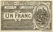 1 Franc - Chambre de Commerce du Gers [32] - Department of Gers