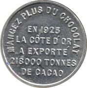 Token - Mangez plus du chocolat - Ghana (1957-date)
