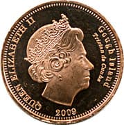 ½ Penny - Elizabeth II - Gough Island