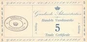 5 Skilling (Type II; oval stamp) - Greenland