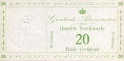 20 Skilling (Type I; impressed stamp) - Greenland