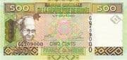 500 Francs Guinéens 500 GNF = JPY 8.99