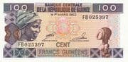 100 Francs Guinéens 100 GNF = JPY 1.80
