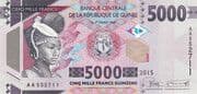 5000 Francs Guinéens 5000 GNF = JPY 90