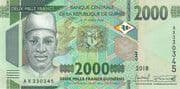 2000 Francs Guinéens 2000 GNF = JPY 36