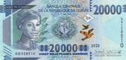 20 000 Francs Guinéens 20 000 GNF = JPY 362