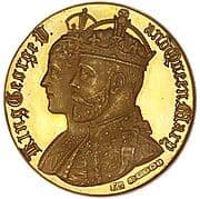 Medal - George V (Coronation; gold) - Guyana
