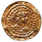 Denier Bracteate - Hephtalites hunnic tribes - Anonymous (Gharwal) - Hephthalite Empire