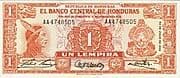 1 Lempira 1 HNL = JPY 5.96