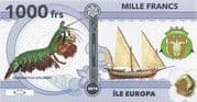 1000 Francs 1000 XPF = JPY 1525