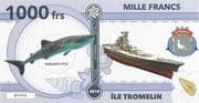 1000 Francs 1000 XPF = JPY 1530
