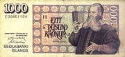1000 Krónur 1000 ISK = JPY 1263