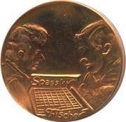 Medal - FIDE World Chess Championship 1972 - Iceland