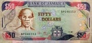 50 Dollars 50 JMD = JPY 50