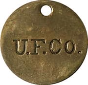 Token - United Fruit Company - Jamaica