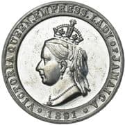 Medal - Victoria (Jamaica International Exhibition; H. Jenkins) - Jamaica