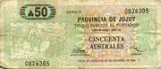50 Australes - Jujuy