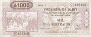 1000 Australes - Jujuy