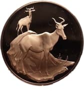Medal - East African Wild Life Society (Kongoni Hartebeests) - Kenya