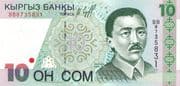 10 Som 10 KGS = JPY 18