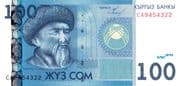 100 Som 100 KGS = JPY 180