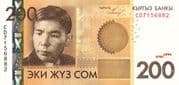 200 Som 200 KGS = JPY 360