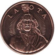 1 Oz Copper (Lakota Tribe) - Lakota tribes