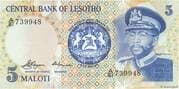 5 Maloti 5 LSL = JPY 47