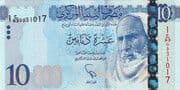 10 Dinars 10 LYD = JPY 247