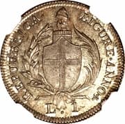1 Lira - Ligurian Republic (1797-1814)