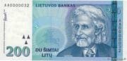 200 Litų