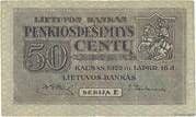 50 Centų