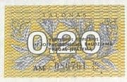 0.20 Talonas