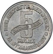5 Mark (Lodz Ghetto; aluminium) - Lodz Ghetto