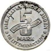 5 Mark (Lodz Ghetto; magnesium) - Lodz Ghetto
