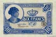 10 Francs 10 LUF = JPY 46