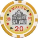 Casino Token - Macau (20) - Macau