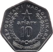 10 Ariary 10 MGF = JPY 0.38